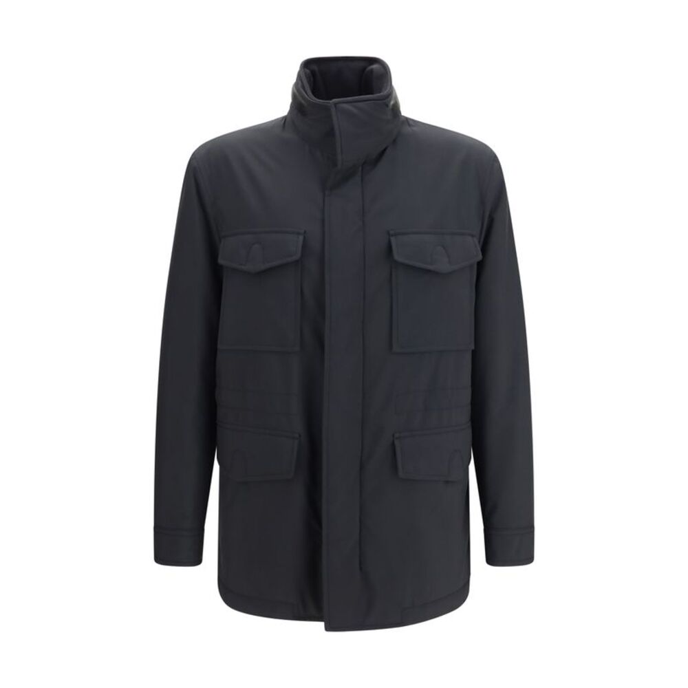Brioni Men Performa Wool Blend Sahariana Jacket